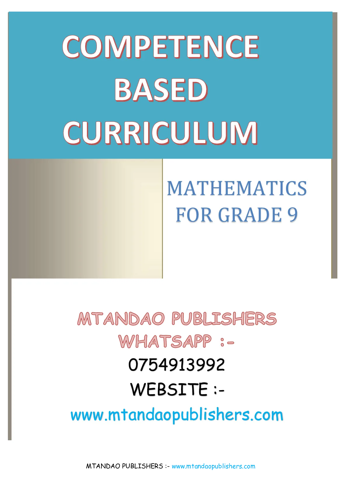 Grade 9 Rationalized Mathematics Notes Term 1, 2 and 3 Complete — Page 1 Sample